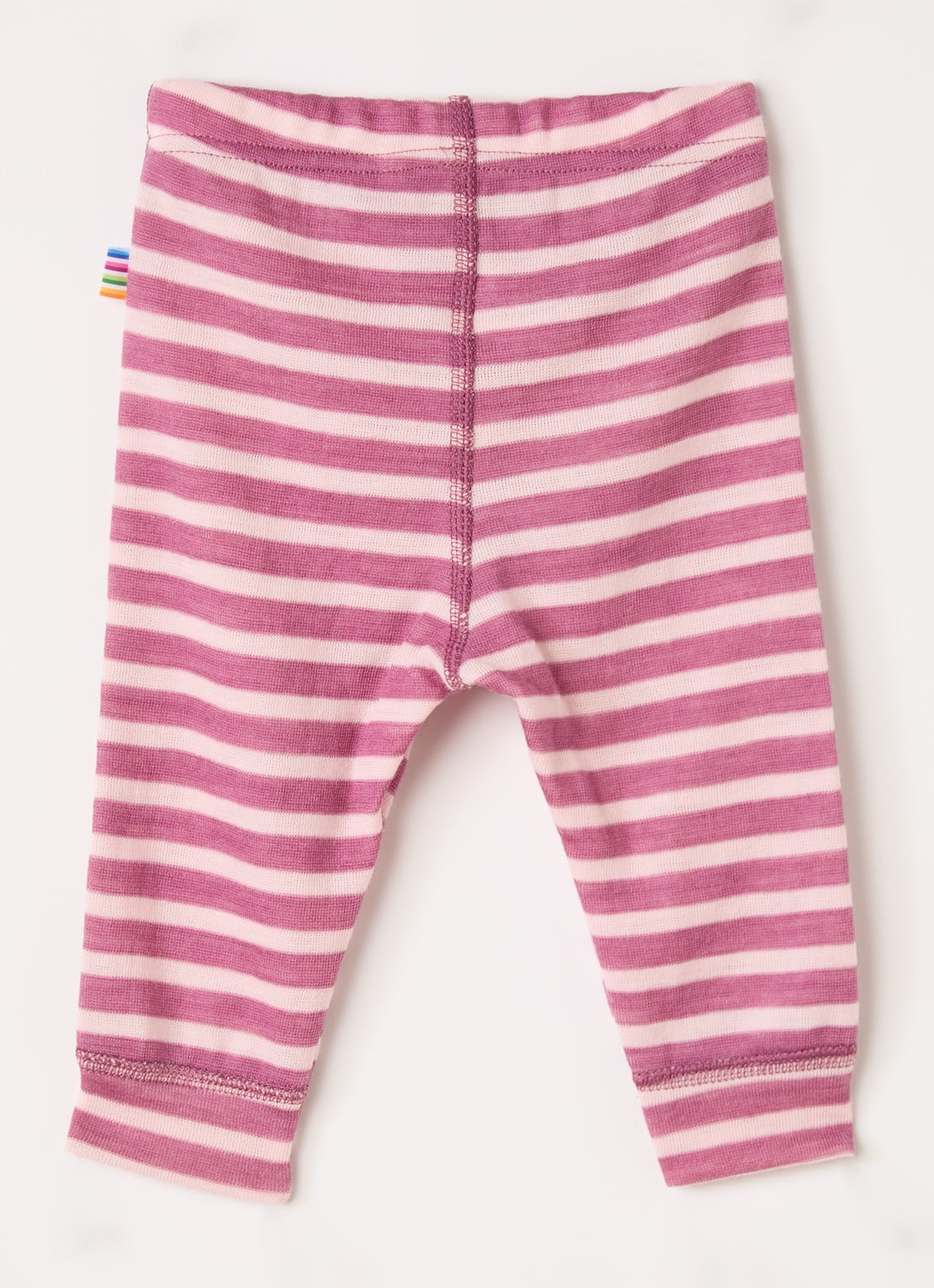 Joha Legging in wolblend met print - voorkant 2 roze