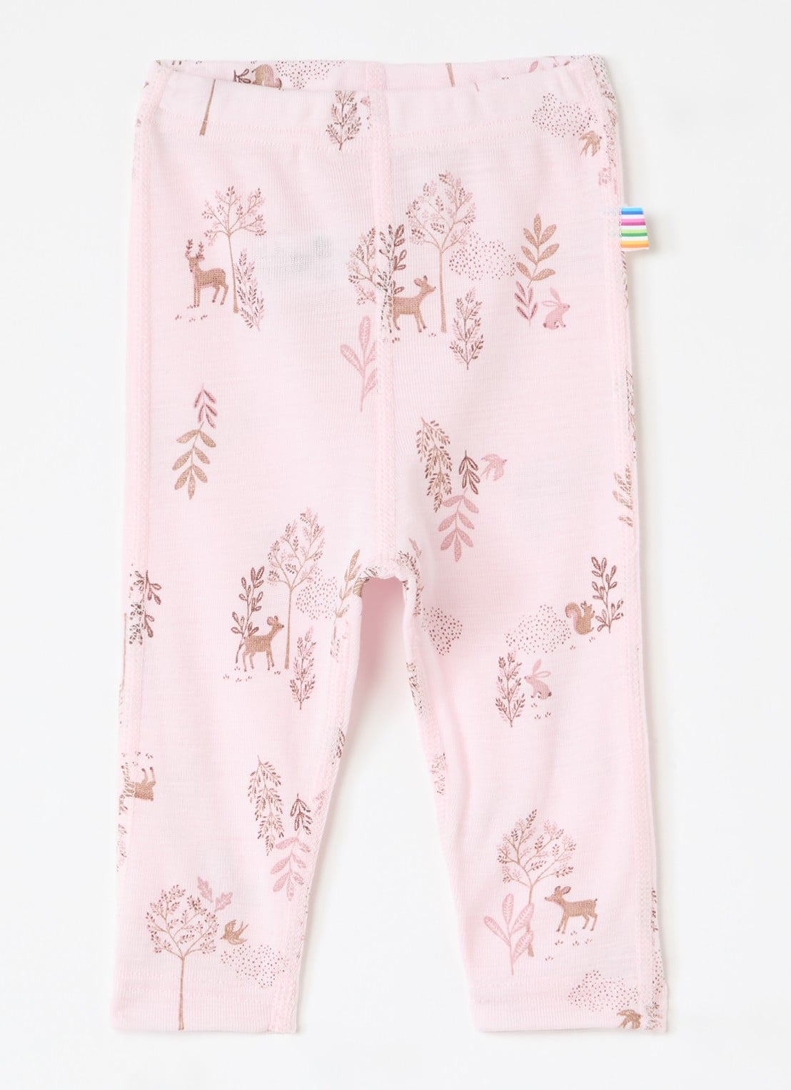 Joha Legging in zijdeblend met print - voorkant 2 lichtroze