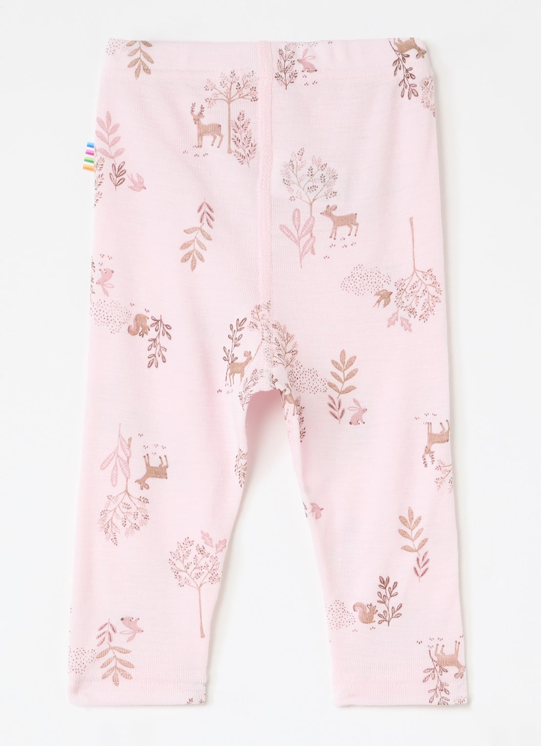 Joha Legging in zijdeblend met print - voorkant 3 lichtroze