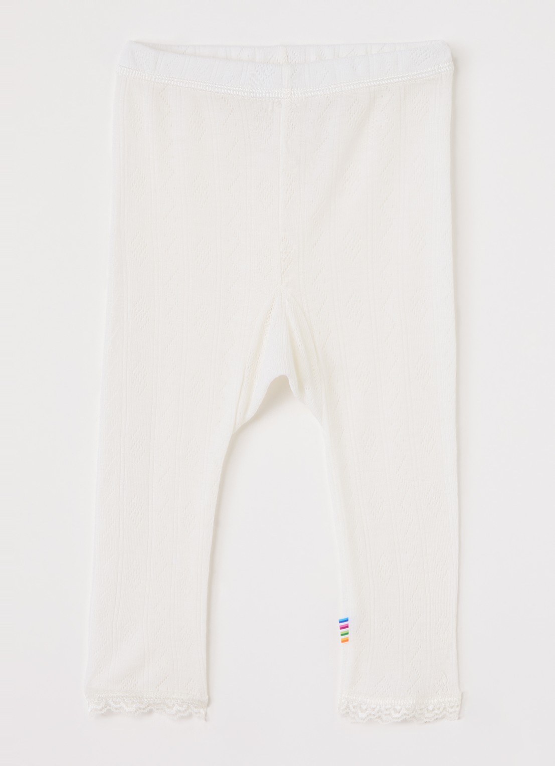 Joha Legging met ribstructuur - voorkant 2 gebroken wit