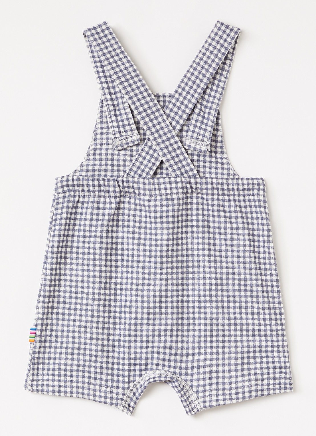 Joha Playsuit met ruitdessin - voorkant 2 donkerblauw
