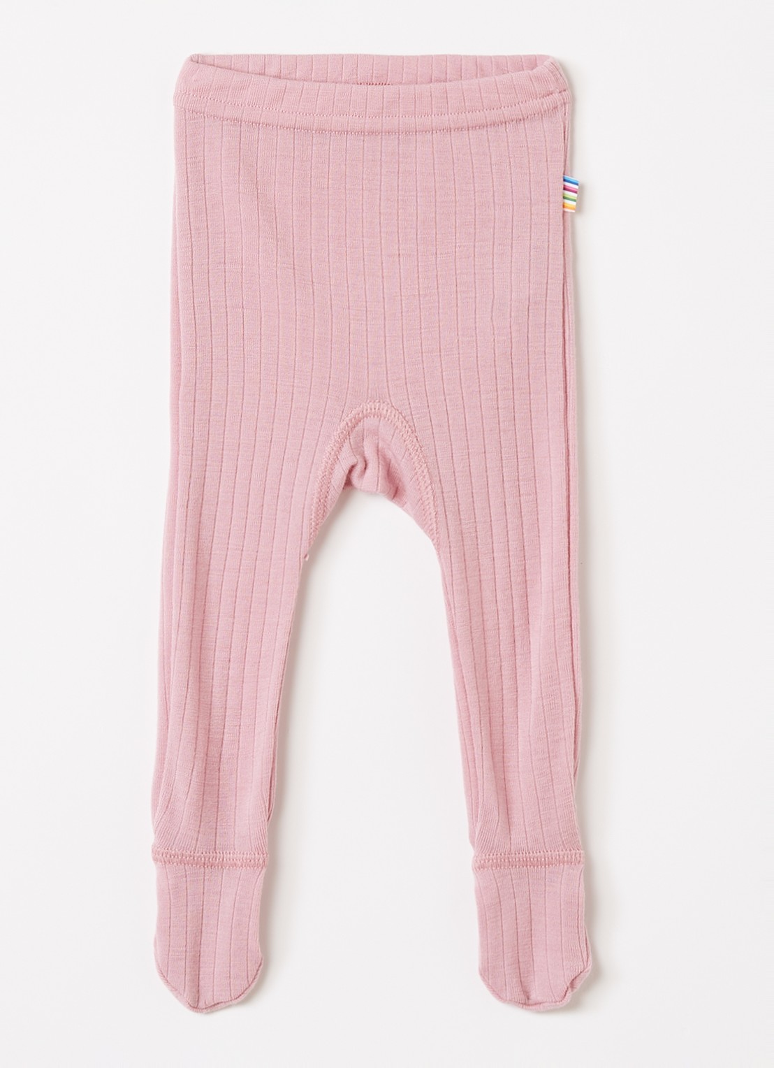 Joha Ribgebreide maillot van merino wol - voorkant 2 roze