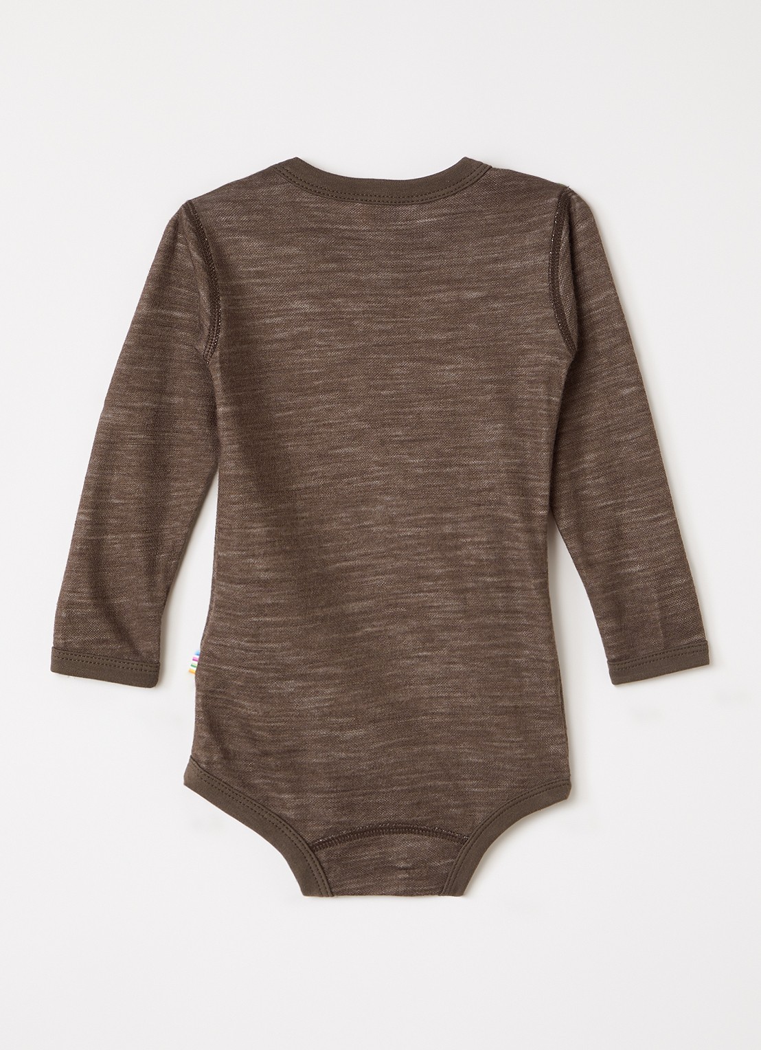 Joha Romper in merino wolblend - voorkant 2 bruin