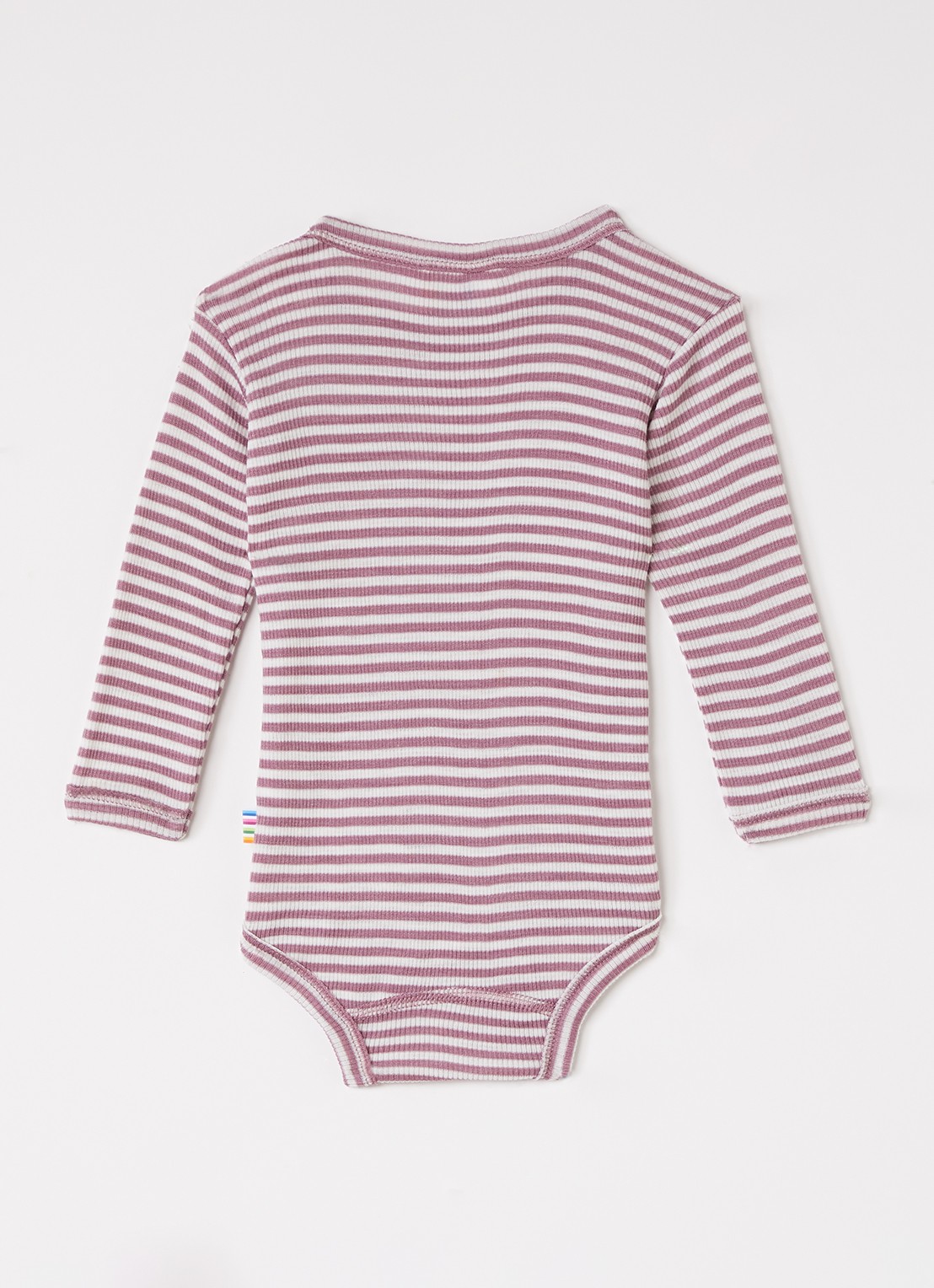 Joha Romper in zijdeblend met streepprint - voorkant 2 roze