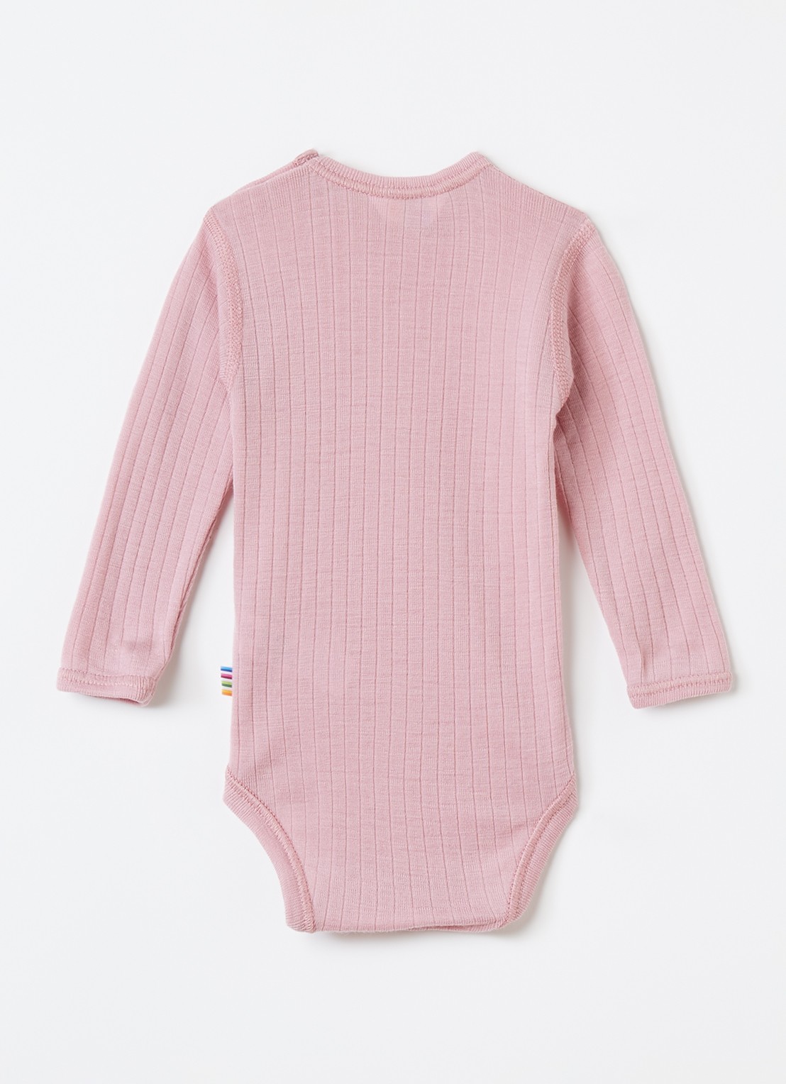 Joha Romper van merino wol - voorkant 2 roze