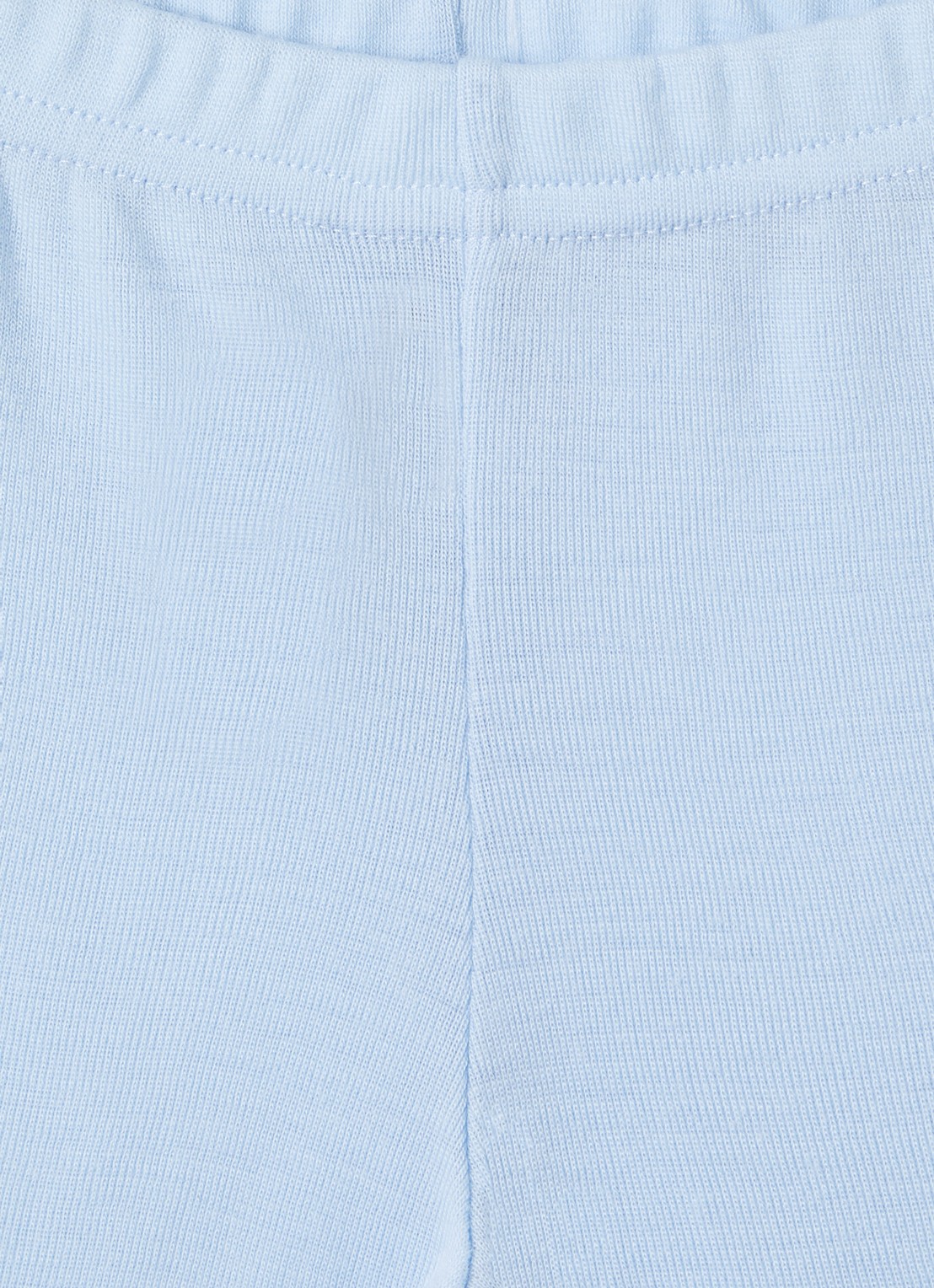 Joha Summer legging van merino wol - detail 3 lichtblauw