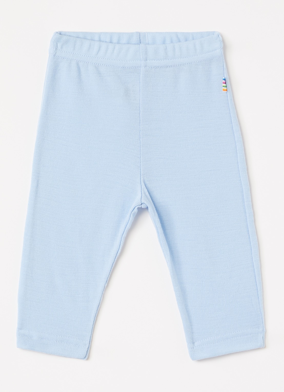 Joha Summer legging van merino wol - voorkant lichtblauw