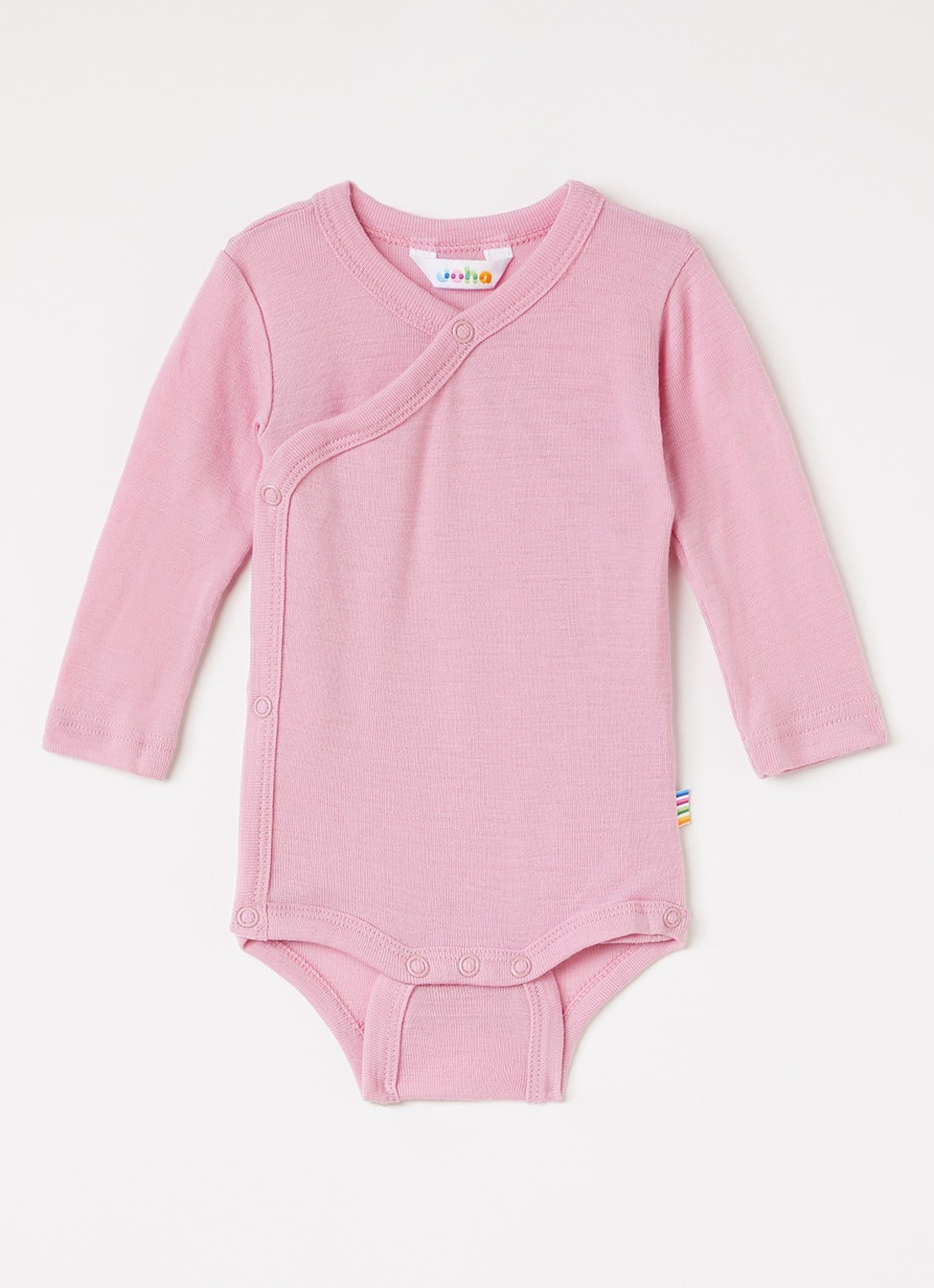 Joha Summer romper met overslag - voorkant roze