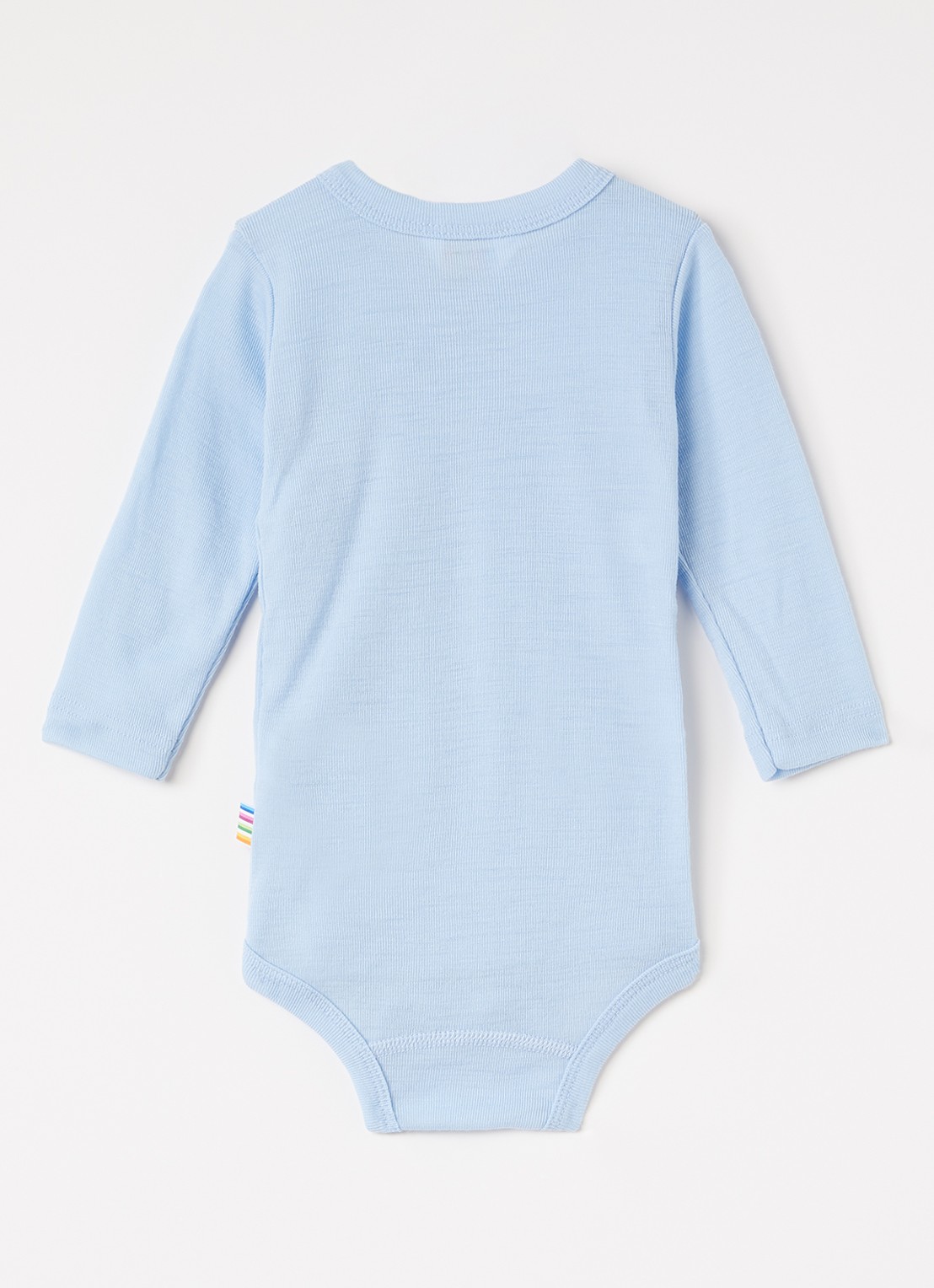 Joha Summer romper met overslag - voorkant 2 lichtblauw