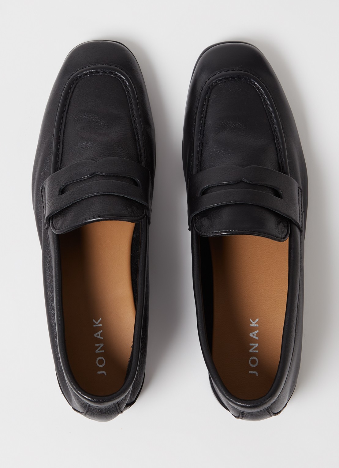 Jonak Aca loafer van leer - detail 2 zwart