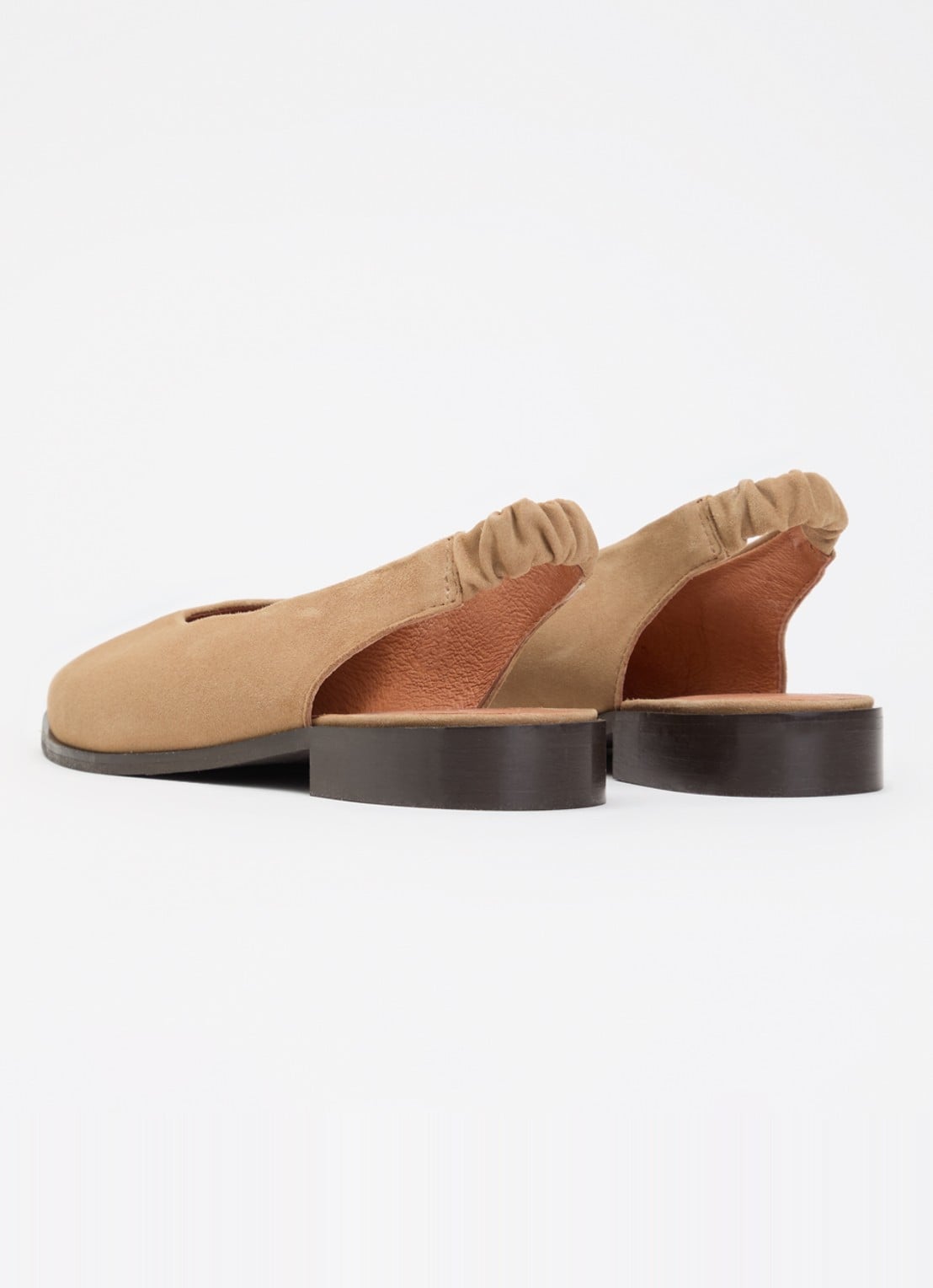 Jonak Acajou slingback van suéde  - achterkant 4 camel