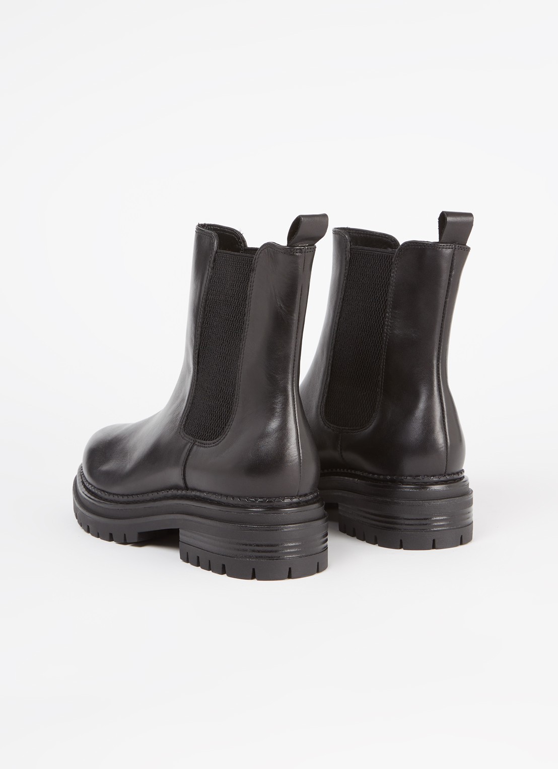 Jonak Adalard chelsea boot van leer - detail 2 zwart