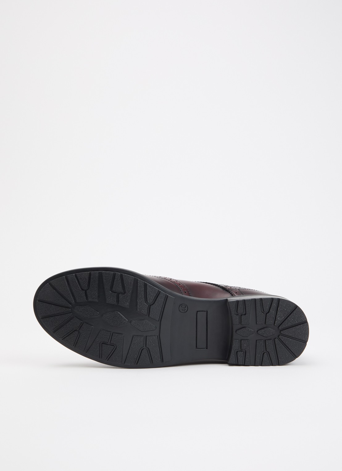 Jonak Altitude brogue van leer - detail 5 bordeauxrood