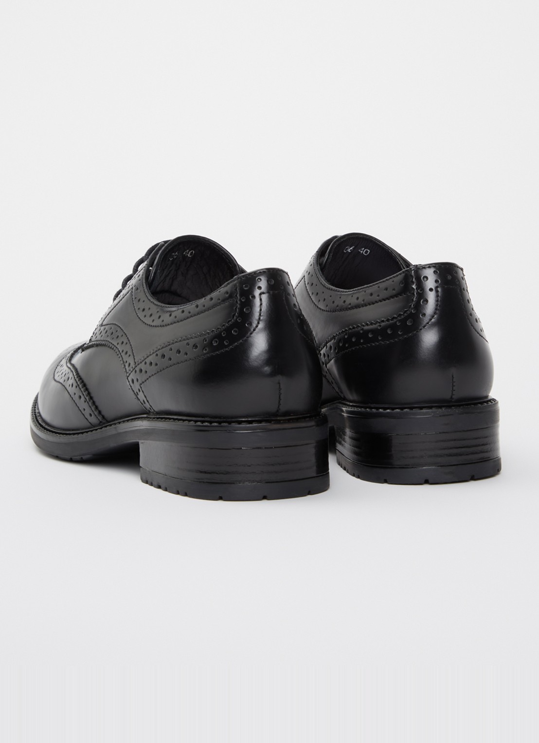 Jonak Altitude brogue van leer - achterkant zwart