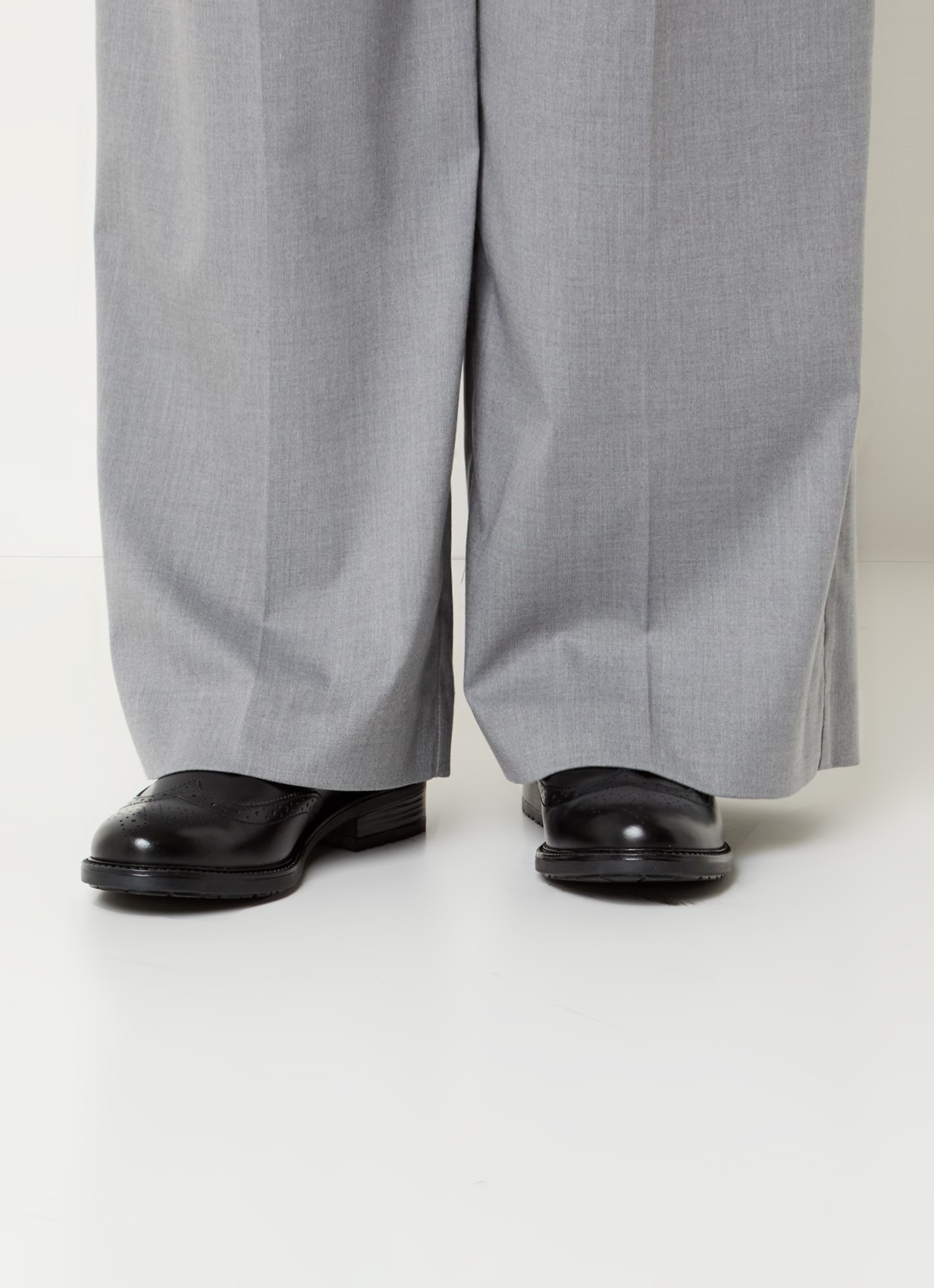 Jonak Altitude brogue van leer - voorkant 3 zwart
