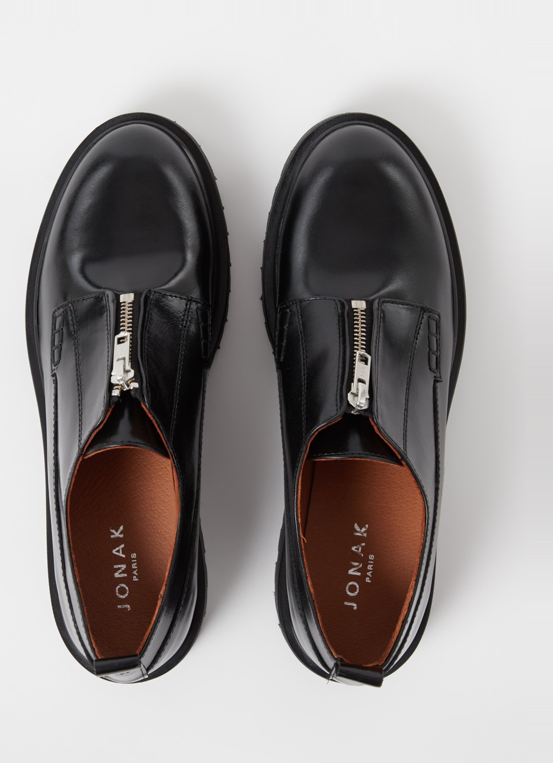 Jonak Antalya loafer van leer  - detail 3 zwart