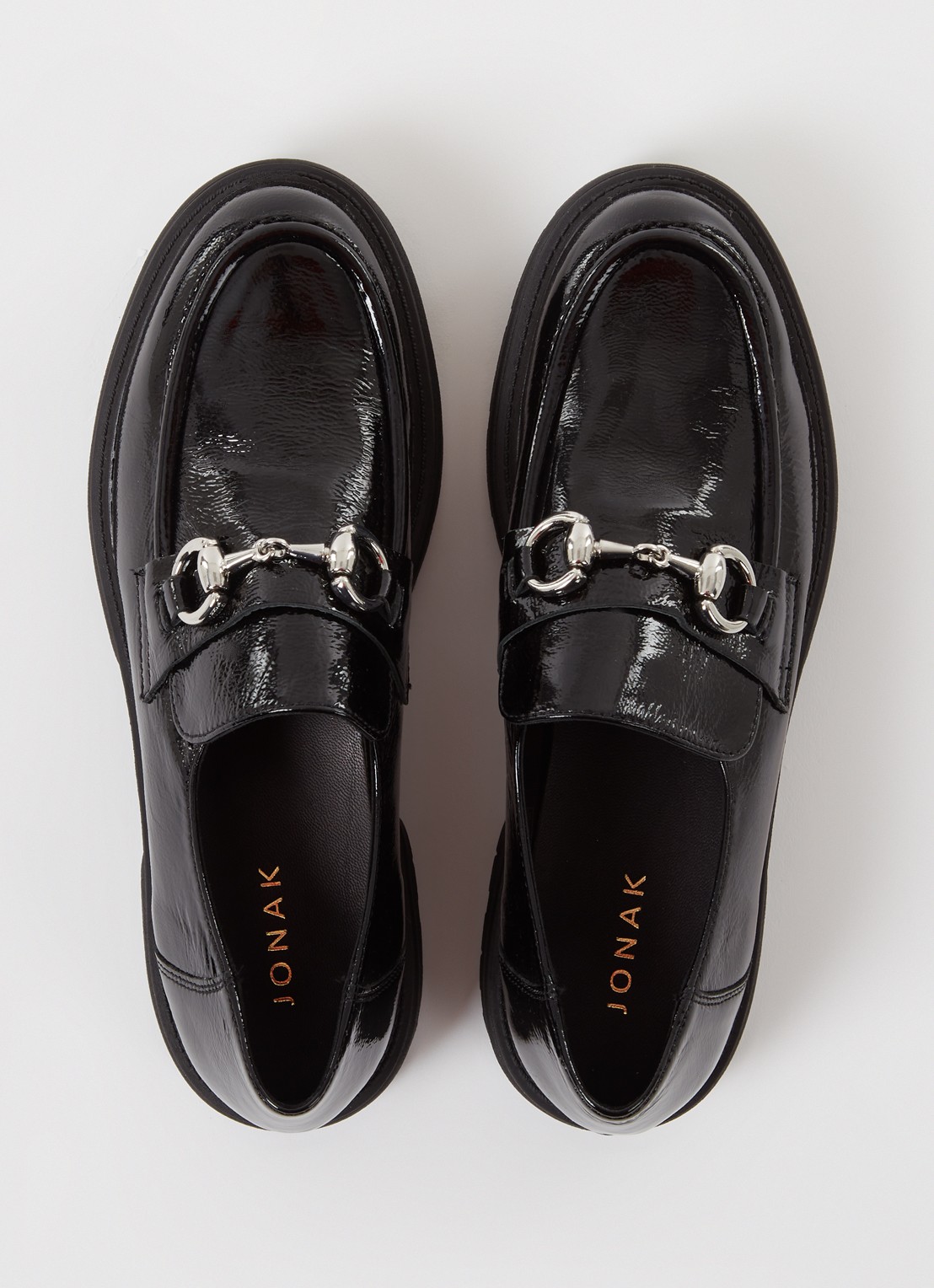 Jonak Anton loafer van lakleer - detail 3 zwart