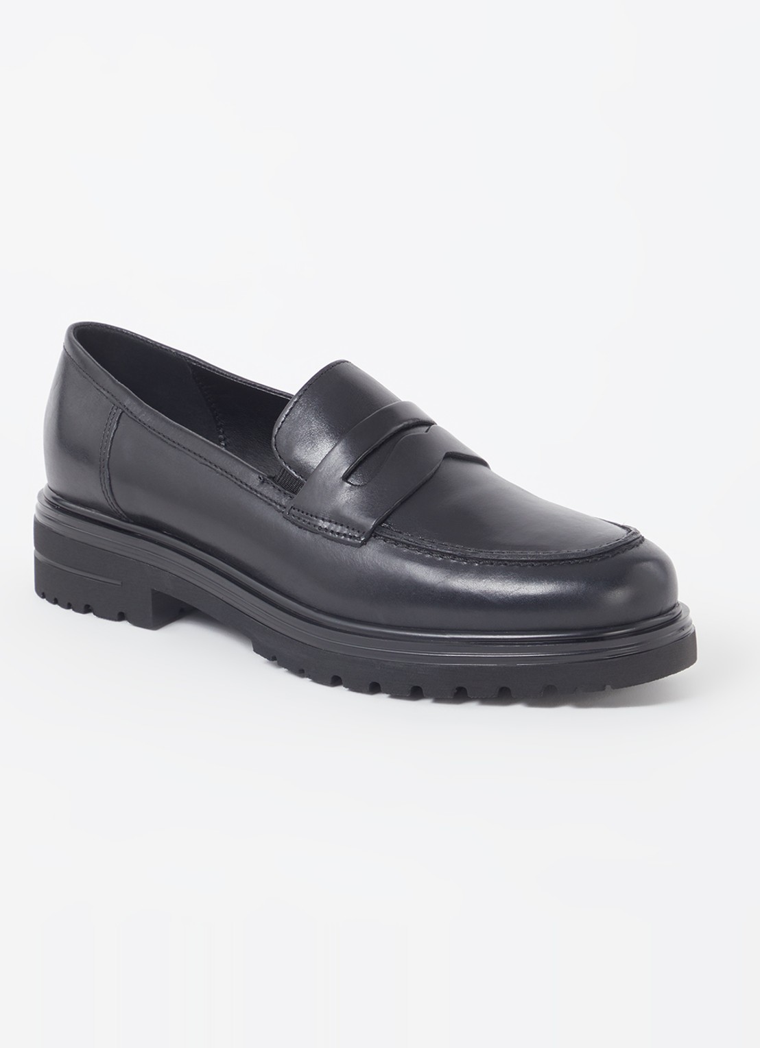 Jonak Arlo loafer van leer - voorkant 4 zwart