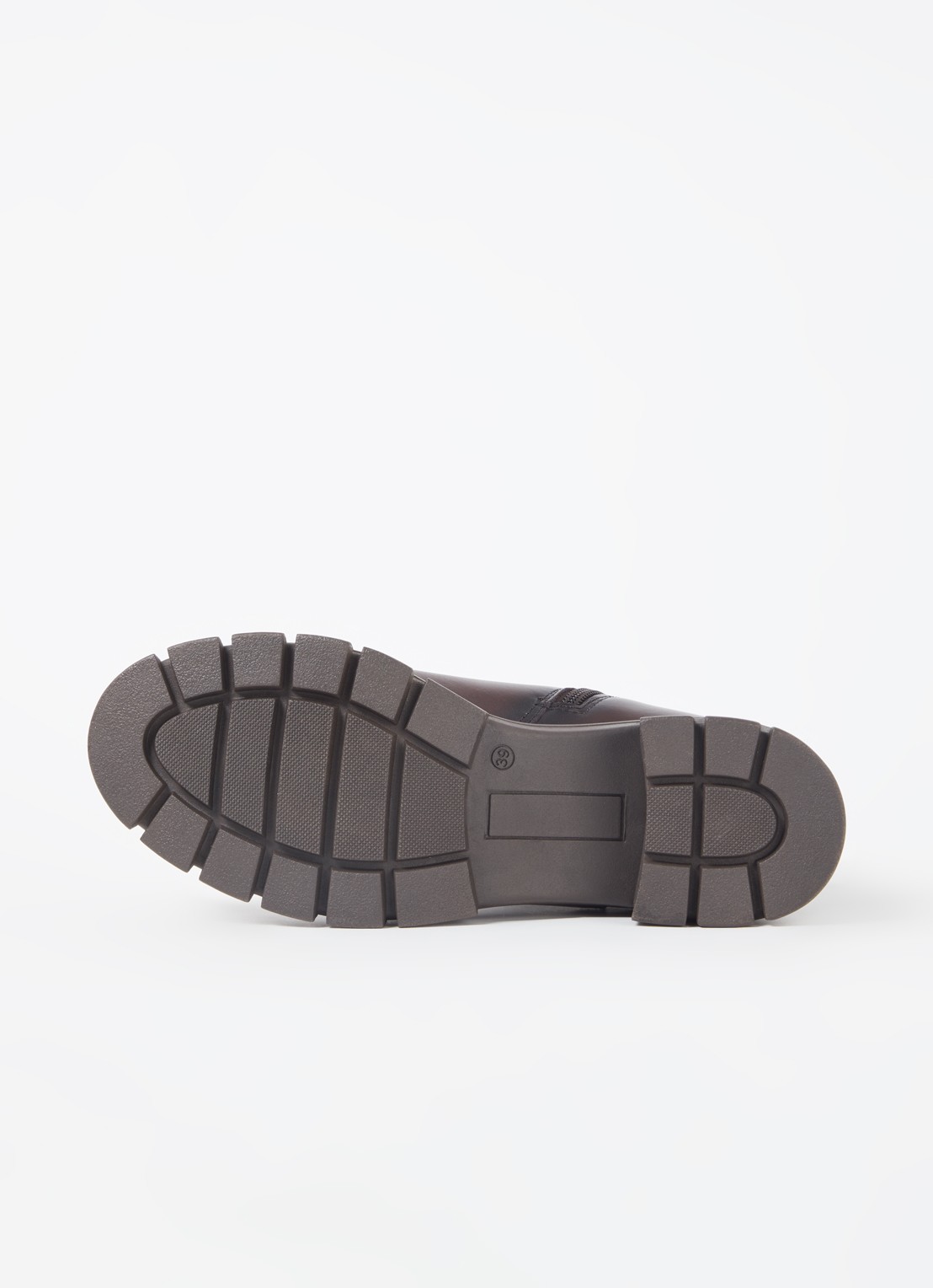Jonak Arona chelsea boot van leer  - detail 5 kastanjebruin