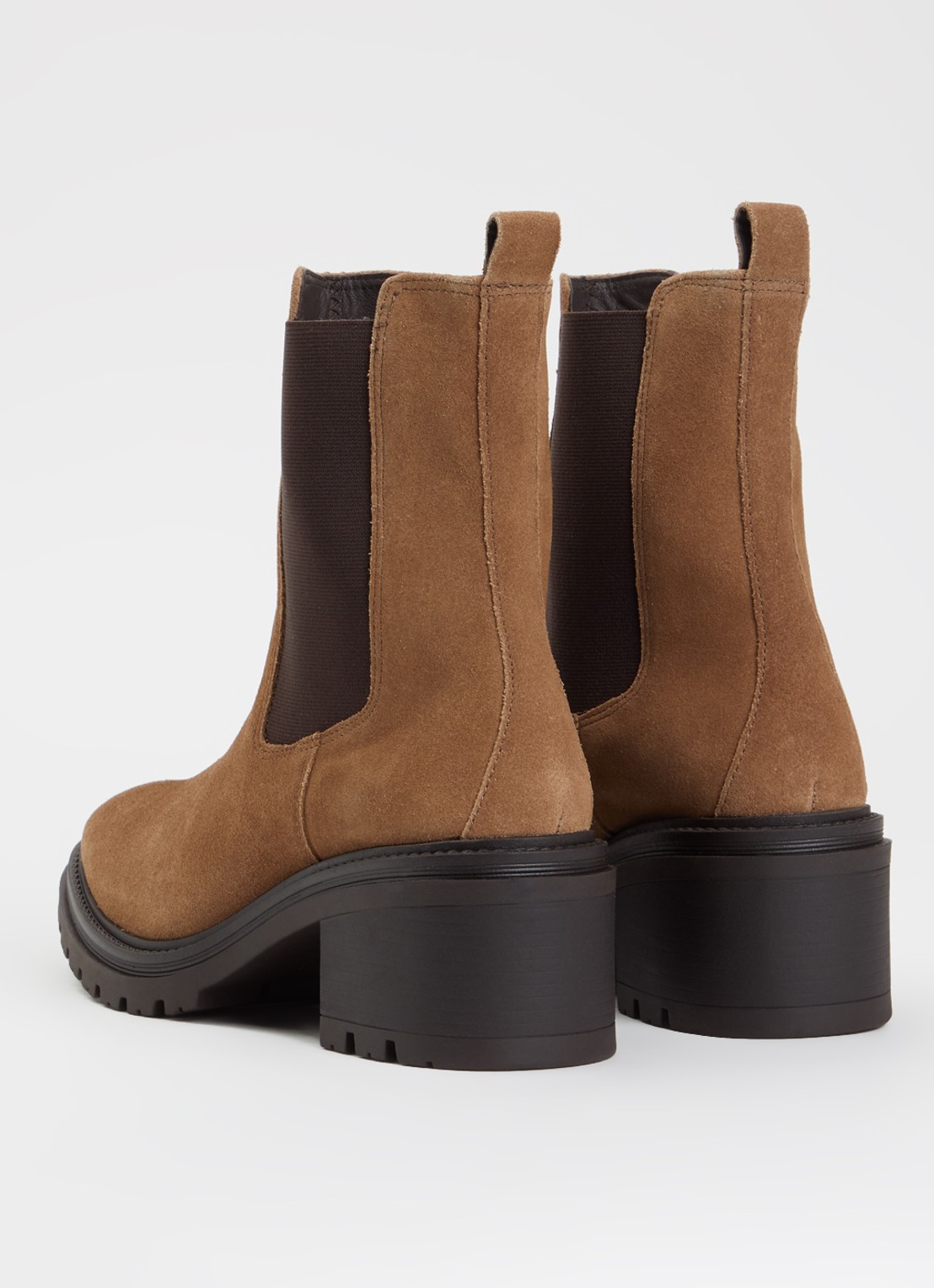 Jonak Astros chelsea boot van suède - achterkant beige