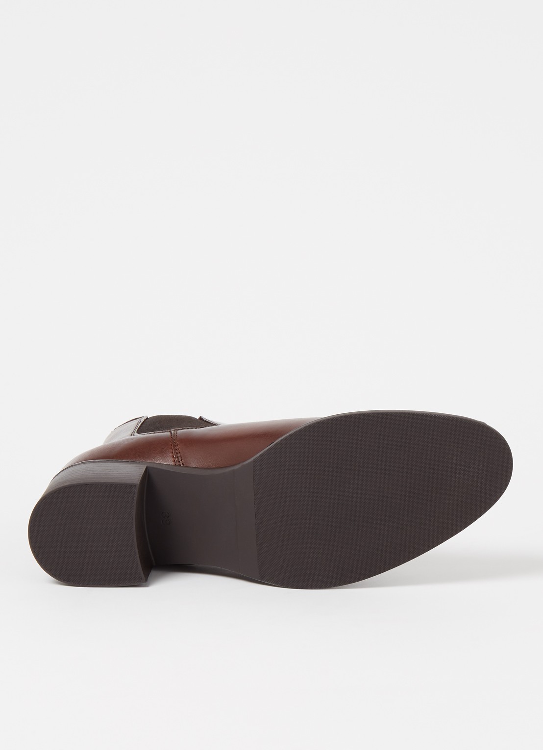 Jonak Calcutto chelsea boot van leer - detail 4 kastanjebruin