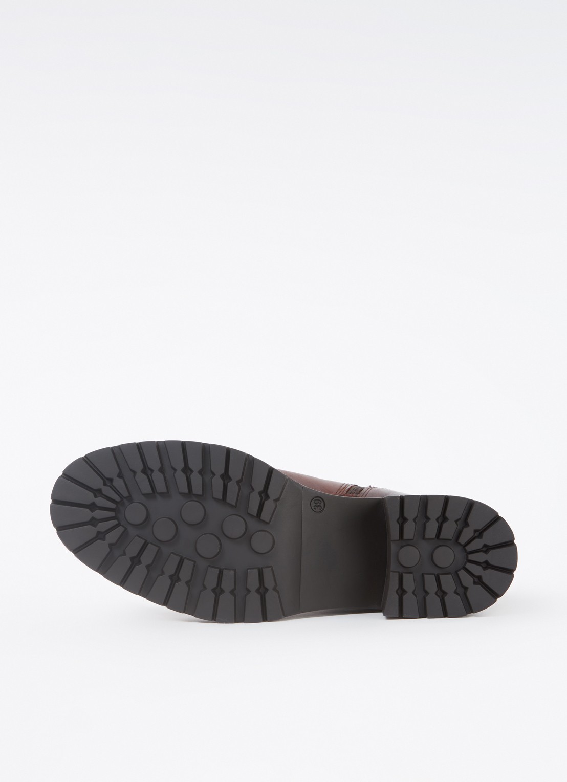Jonak Cecile chelsea boot van kalfsleer - detail 2 roodbruin