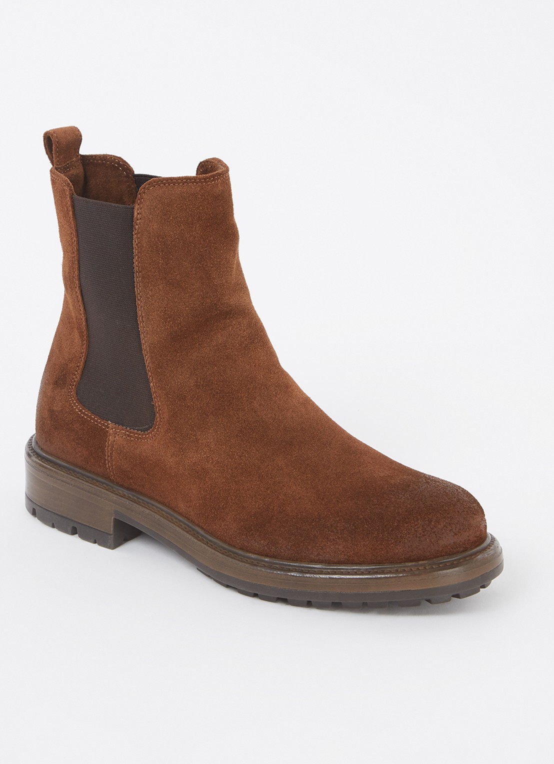 Jonak Celina chelsea boot van kalfsleer - voorkant 3 cognac