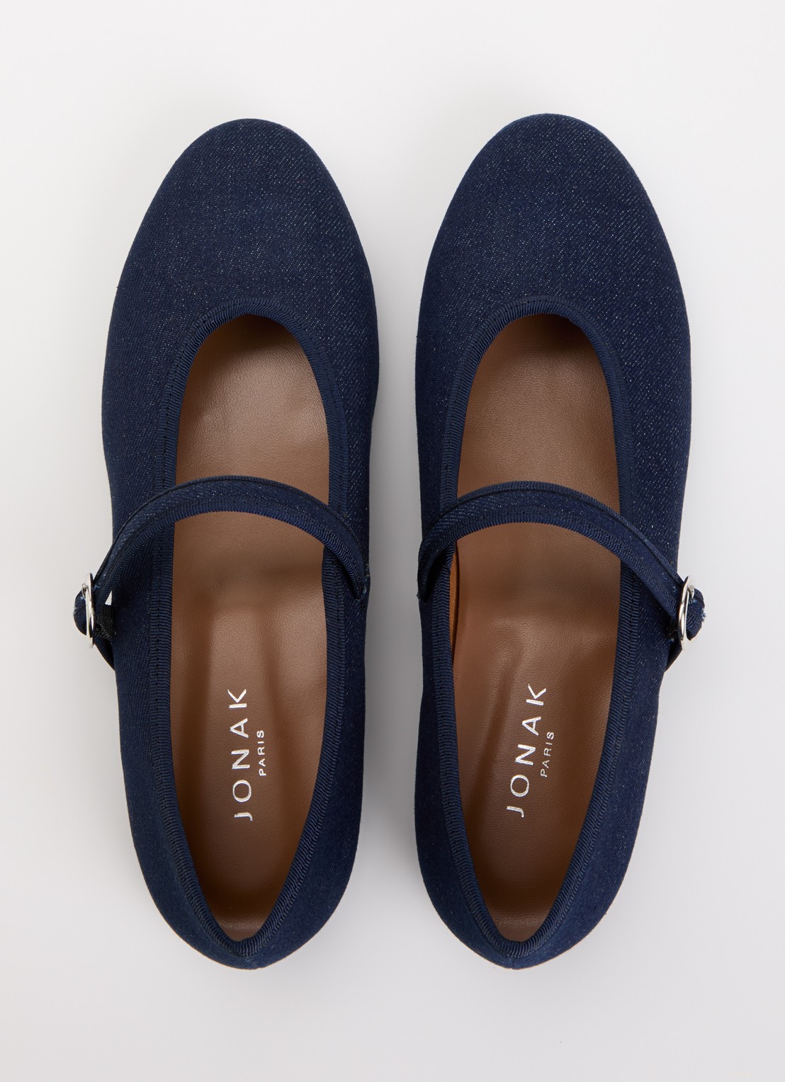 Jonak Deesse ballerina van denim - detail 5 denim