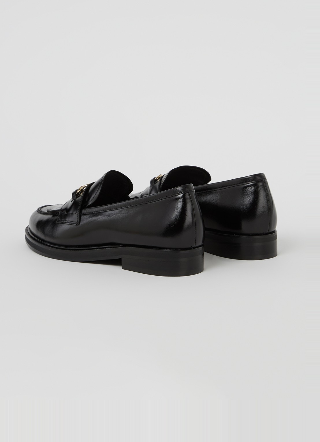 Jonak Delphes loafer van leer - detail 4 zwart
