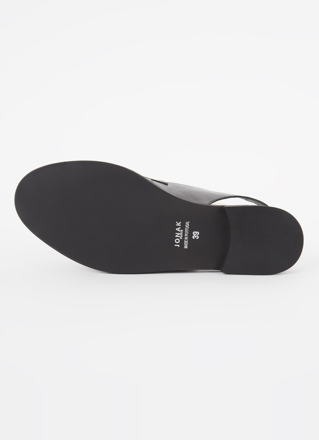 Jonak Delphy loafer van leer  - detail 3 zwart