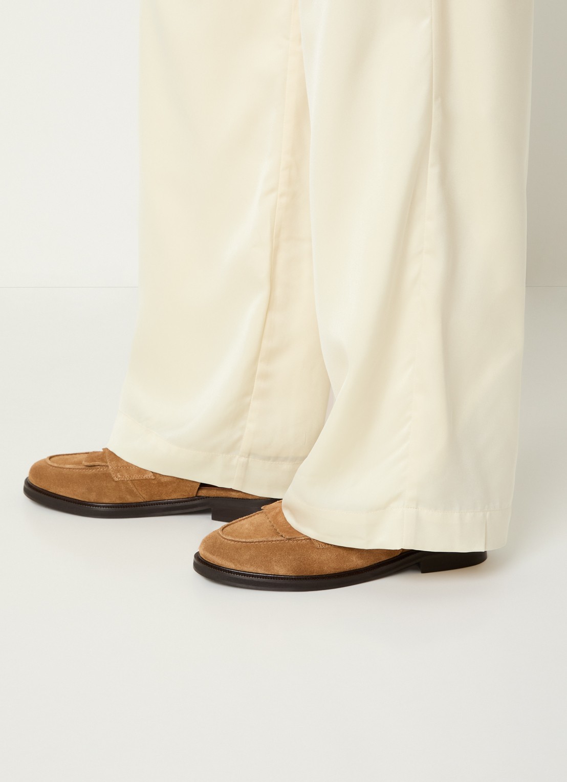 Jonak Delphy slingback van suéde  - voorkant 3 bruin