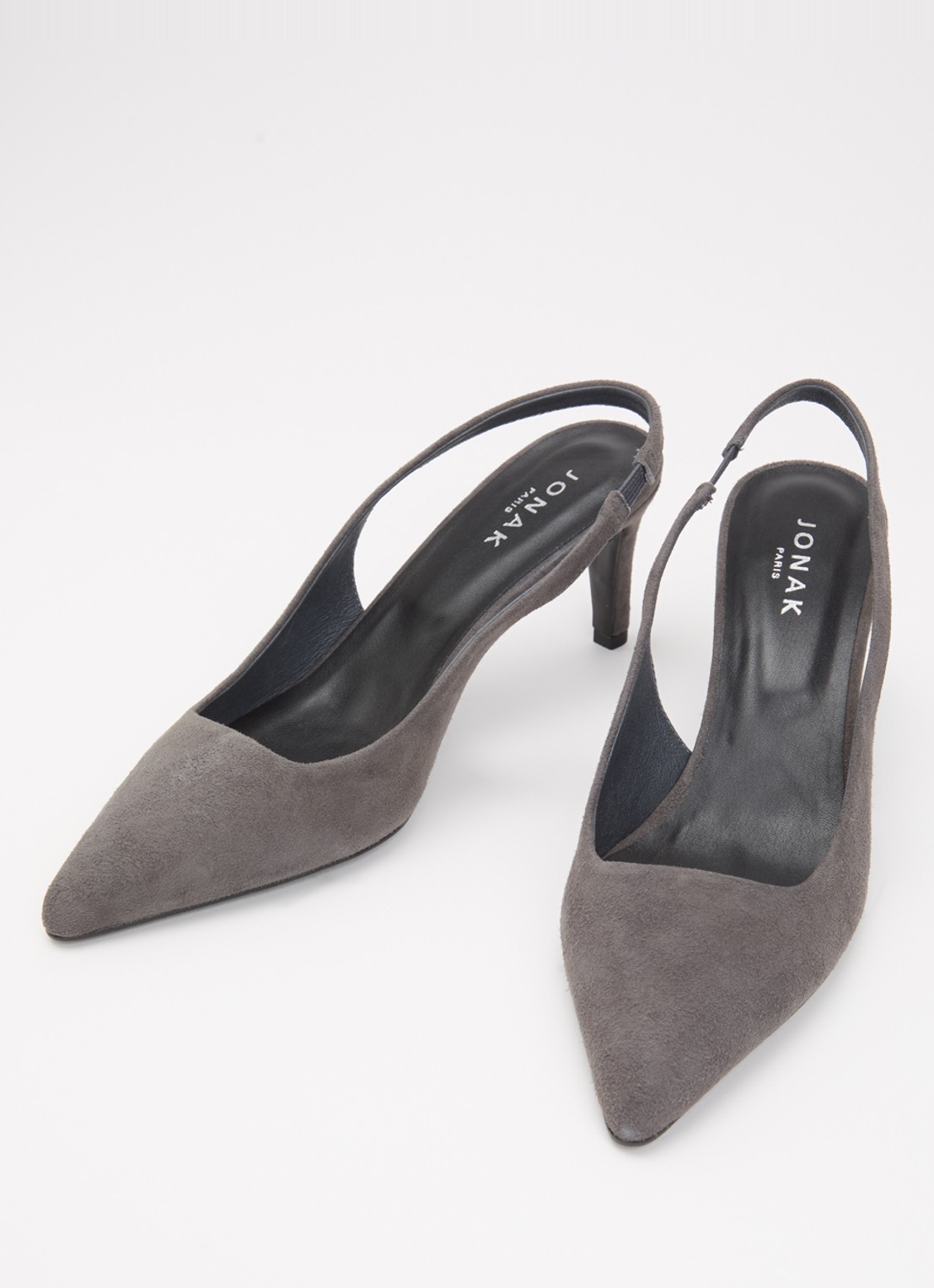 Jonak Diamantelle slingback van geitensuède - detail 2 grijs