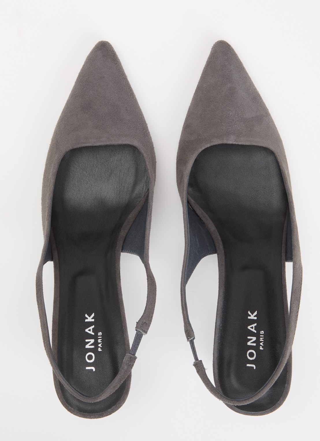 Jonak Diamantelle slingback van geitensuède - detail 3 grijs