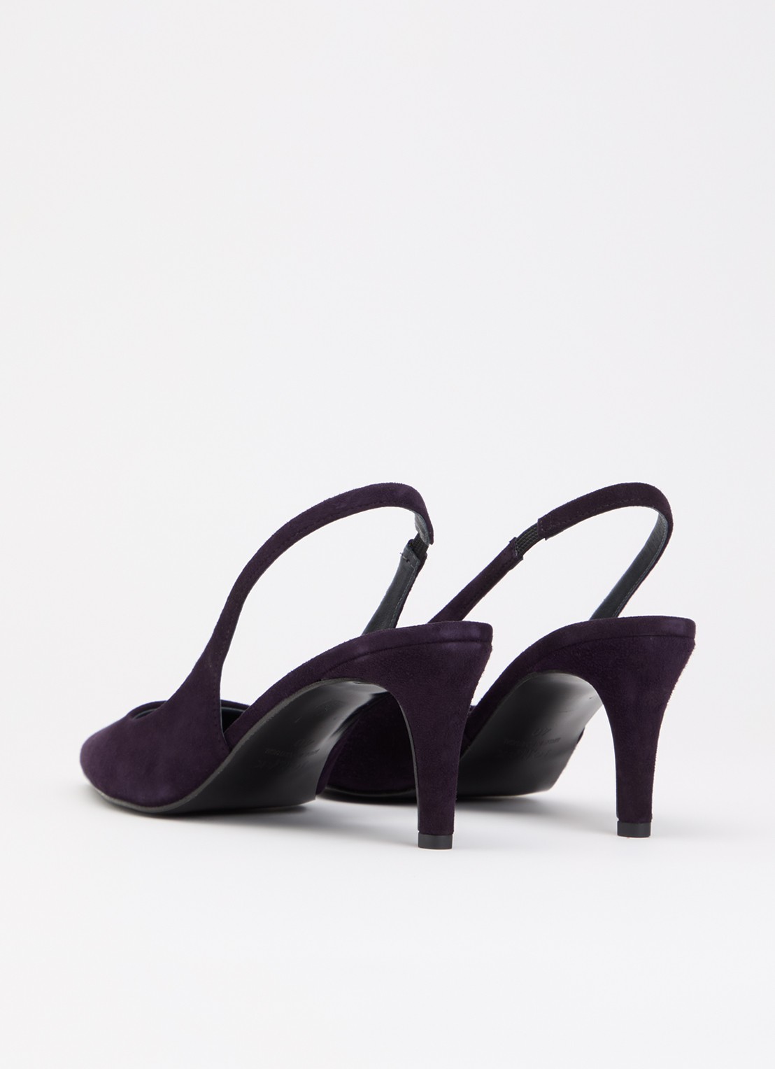 Jonak Diamantelle slingback van geitensuède - achterkant paars