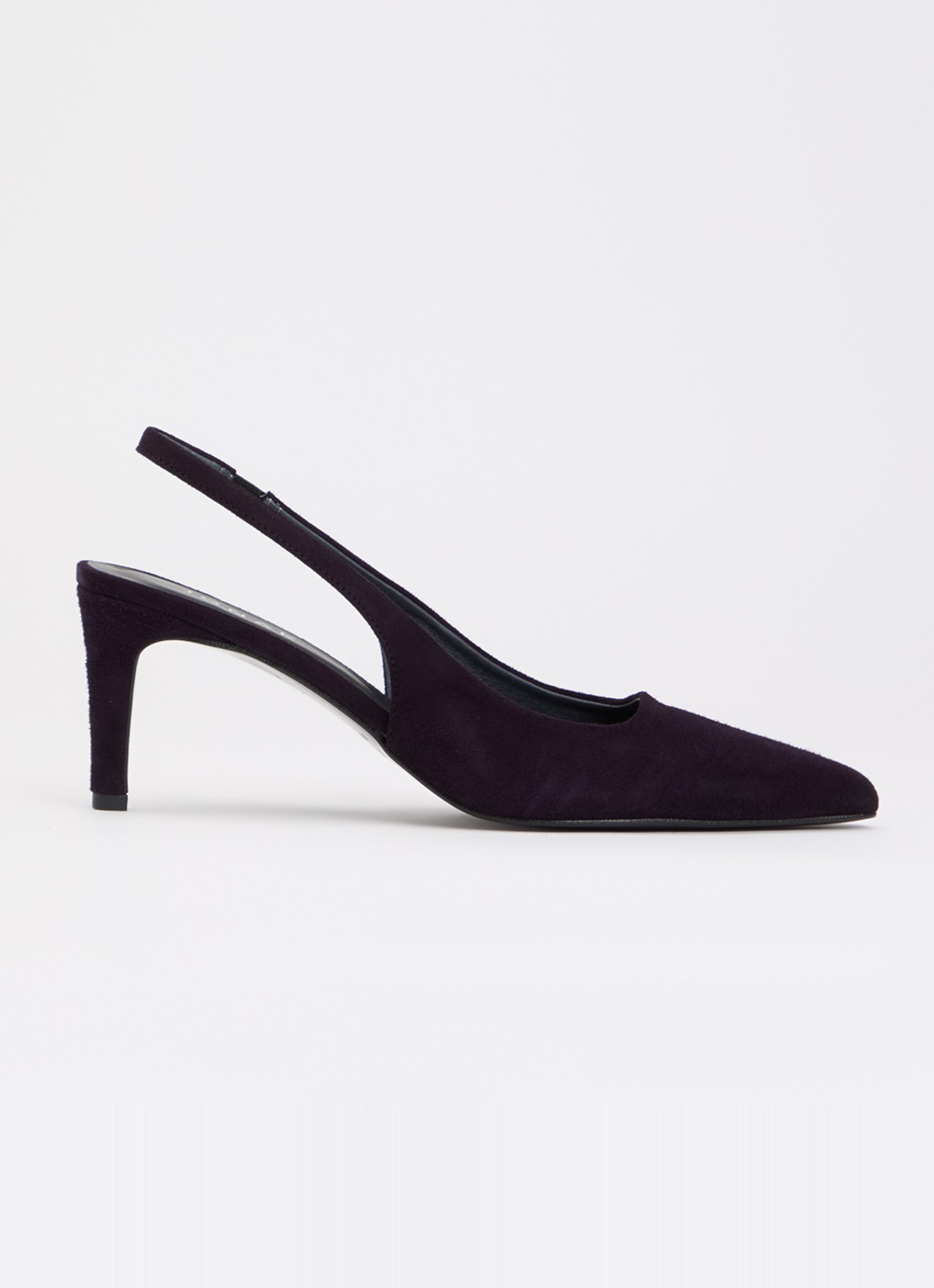 Jonak Diamantelle slingback van geitensuède - voorkant 5 paars