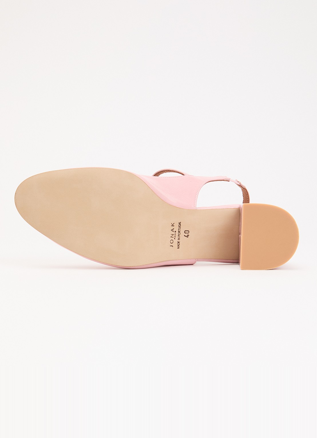 Jonak Dollar Mary Janes sandalette van leer  - detail 3 roze