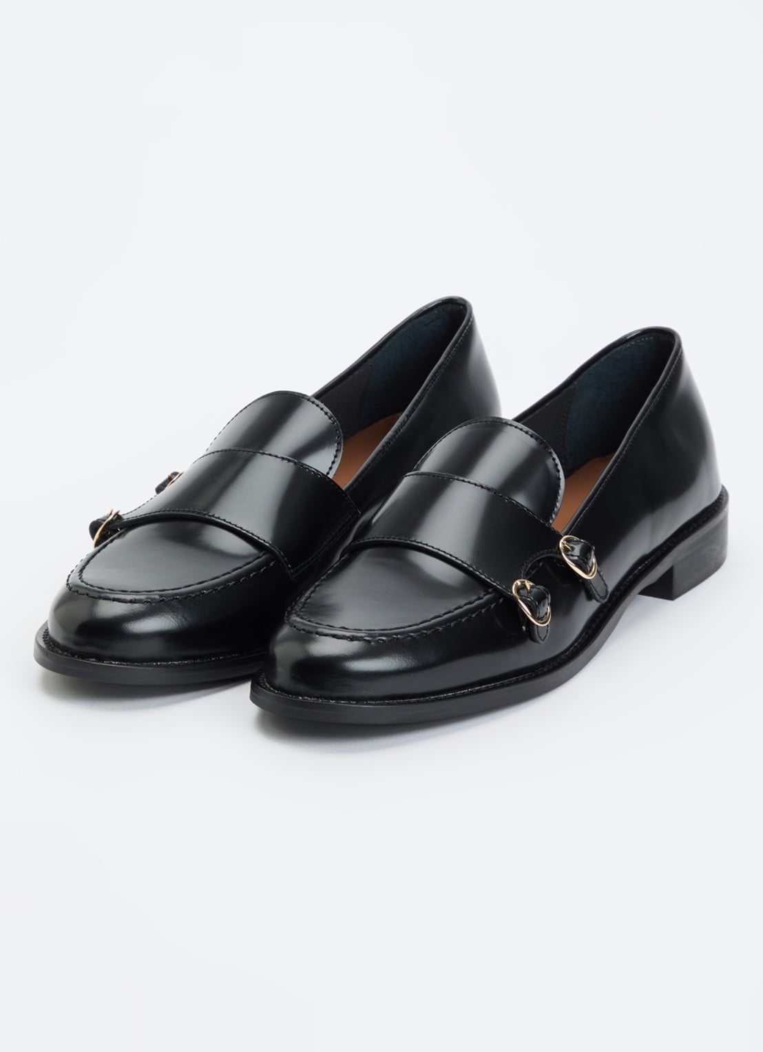 Jonak Drizza loafer van leer - detail 4 zwart