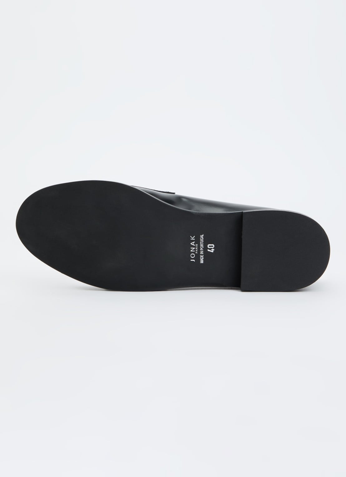 Jonak Drizza loafer van leer - detail 6 zwart