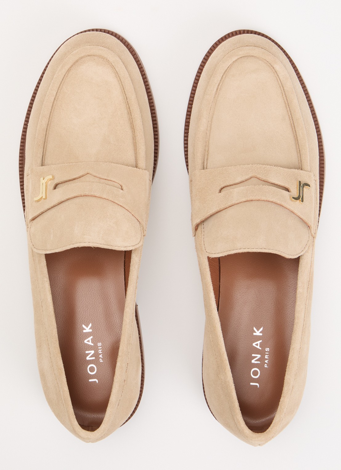 Jonak Duedi Croute loafer van kalfsleer - detail 5 beige