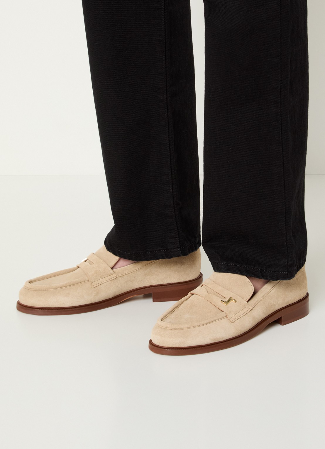 Jonak Duedi Croute loafer van kalfsleer - voorkant 2 beige