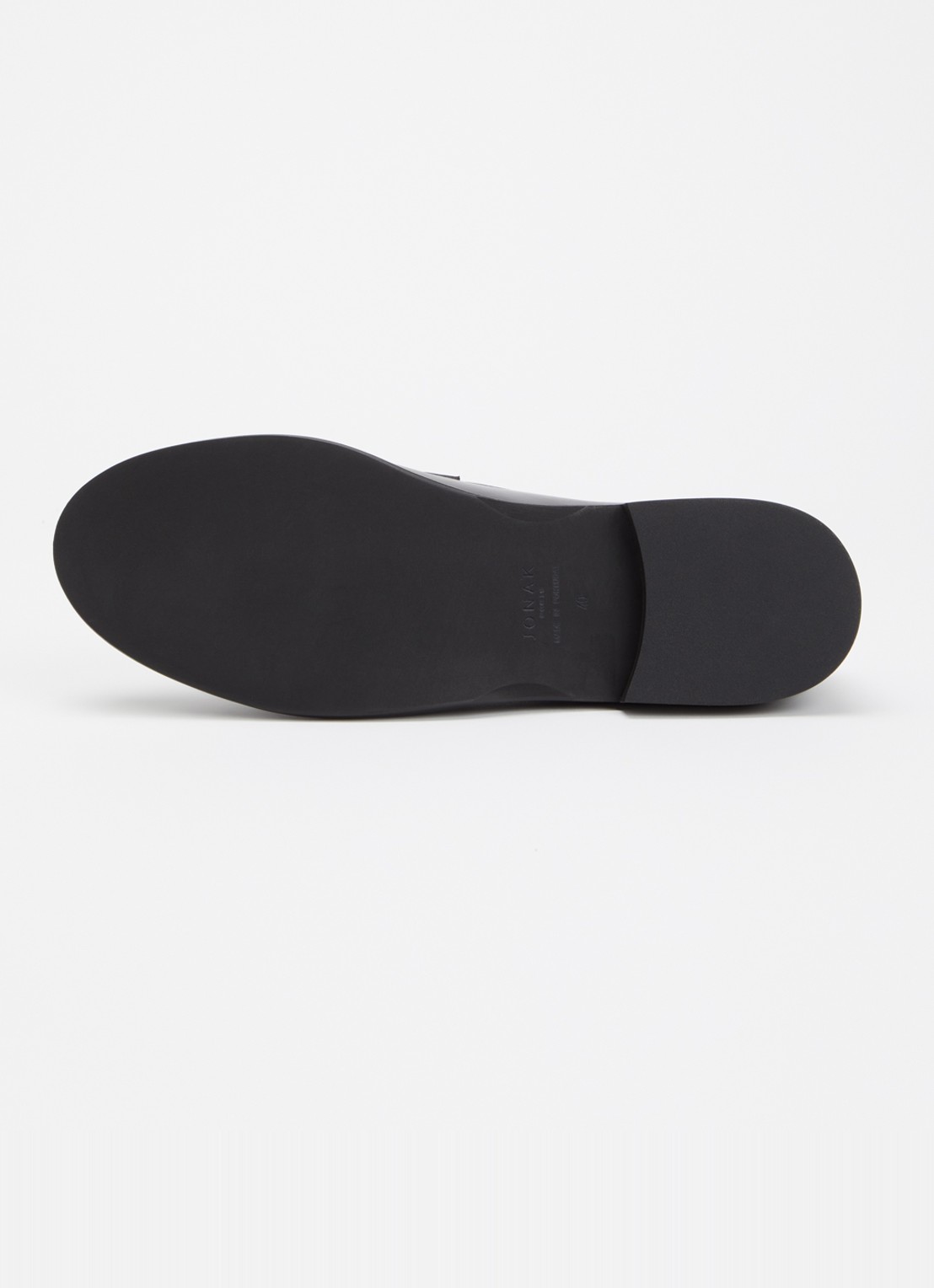 Jonak Duedi loafer van kalfsleer met geitensuède details - detail 4 donkergrijs