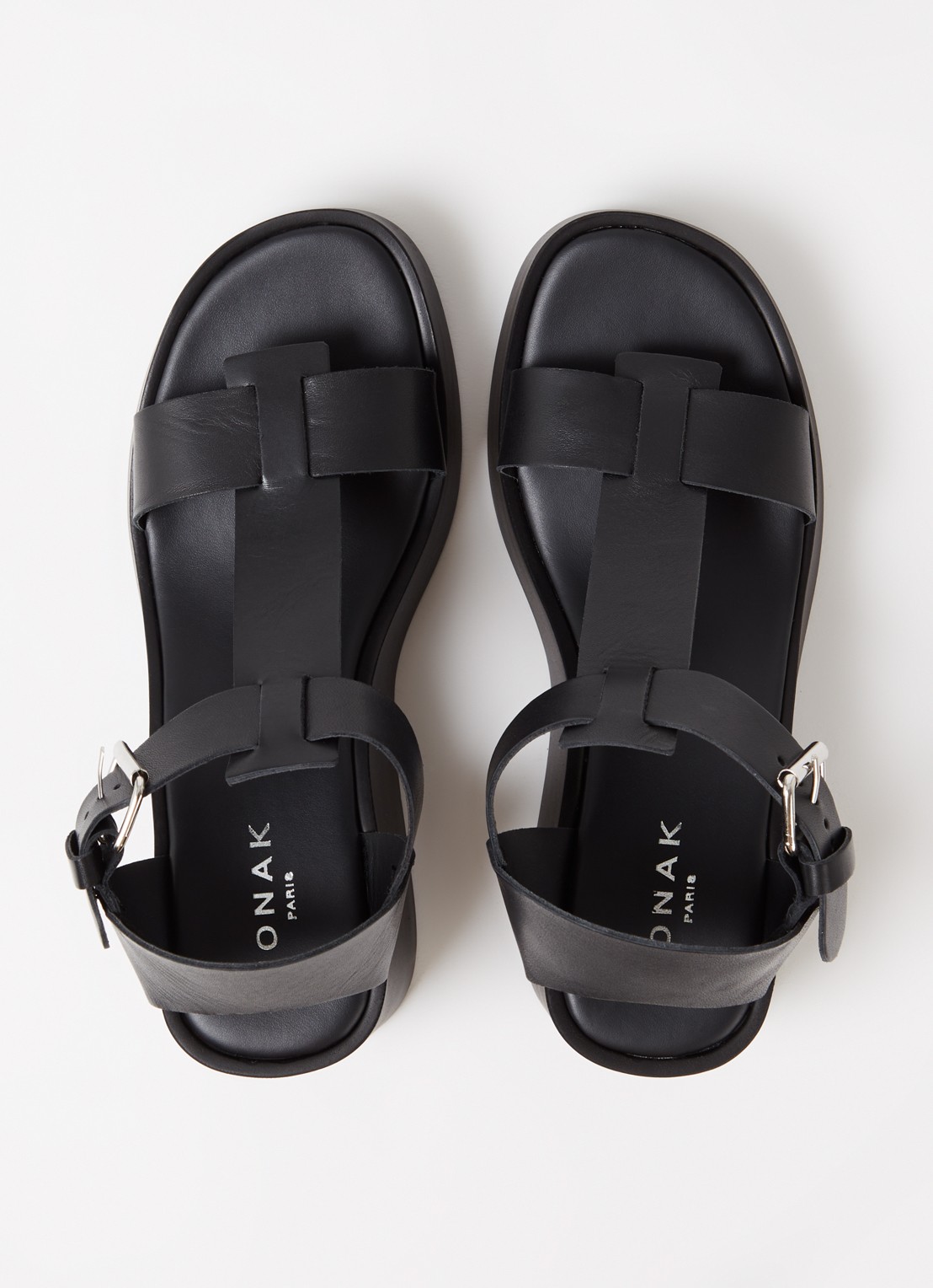 Jonak Estelle sandalette van kalfsleer - detail 5 zwart