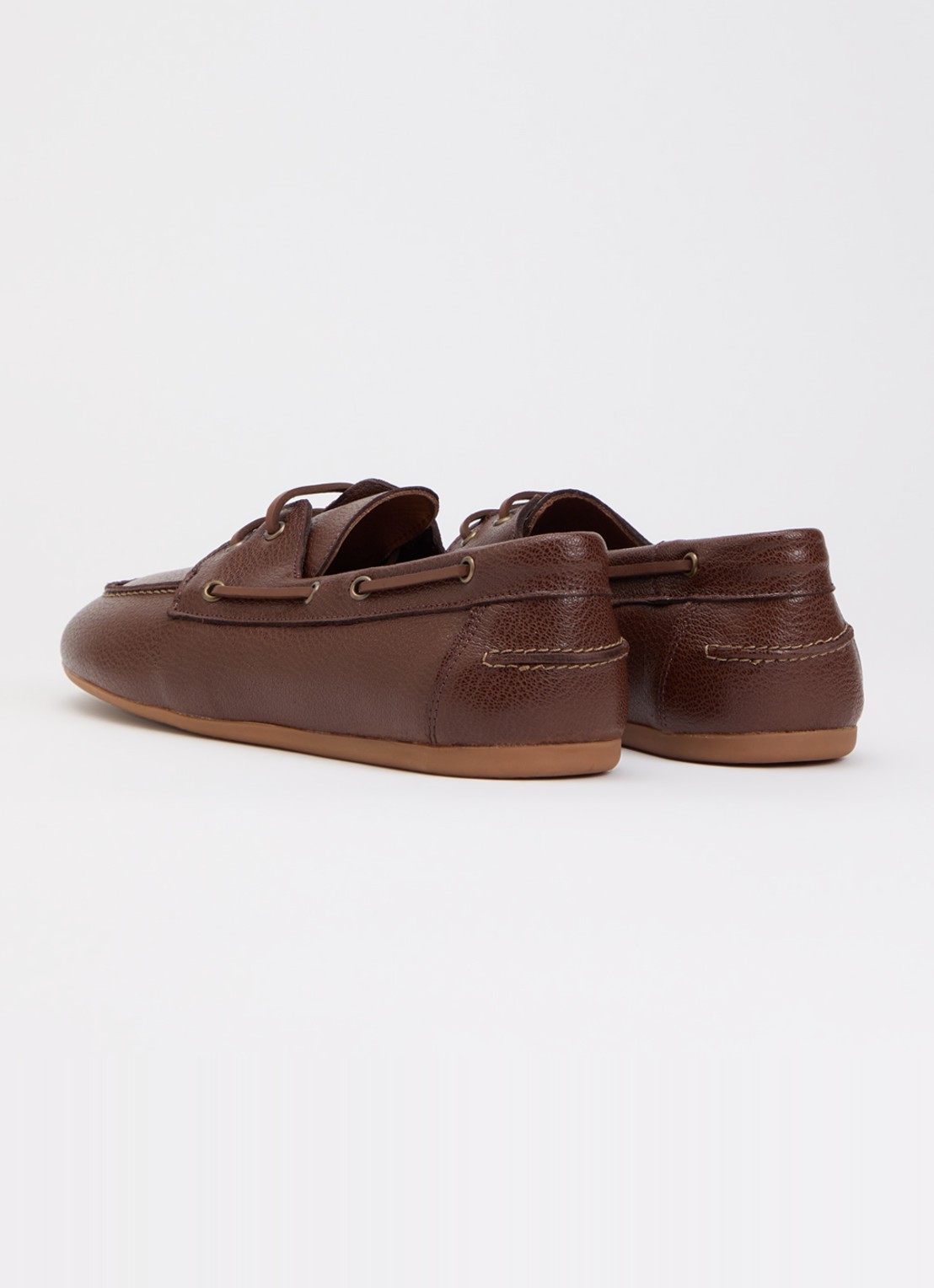 Jonak Lalie bootschoen van leer - achterkant 5 bruin