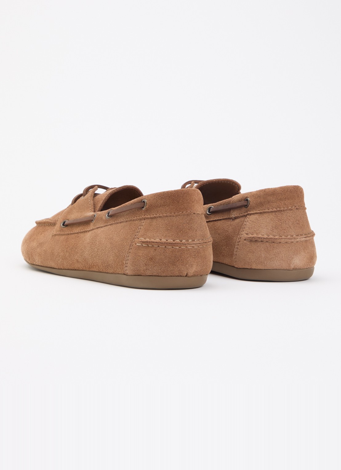 Jonak Lalie bootschoen van suède - achterkant 2 cognac