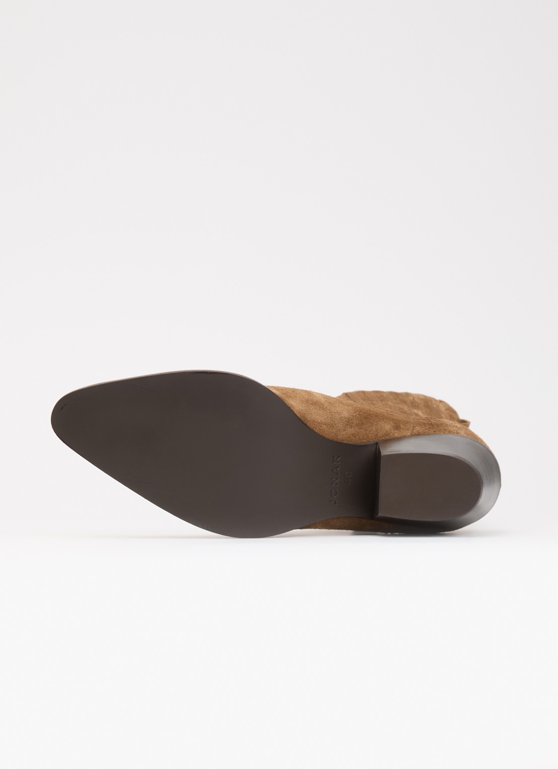 Jonak Lysandre chelsea boot van suède - detail 3 cognac