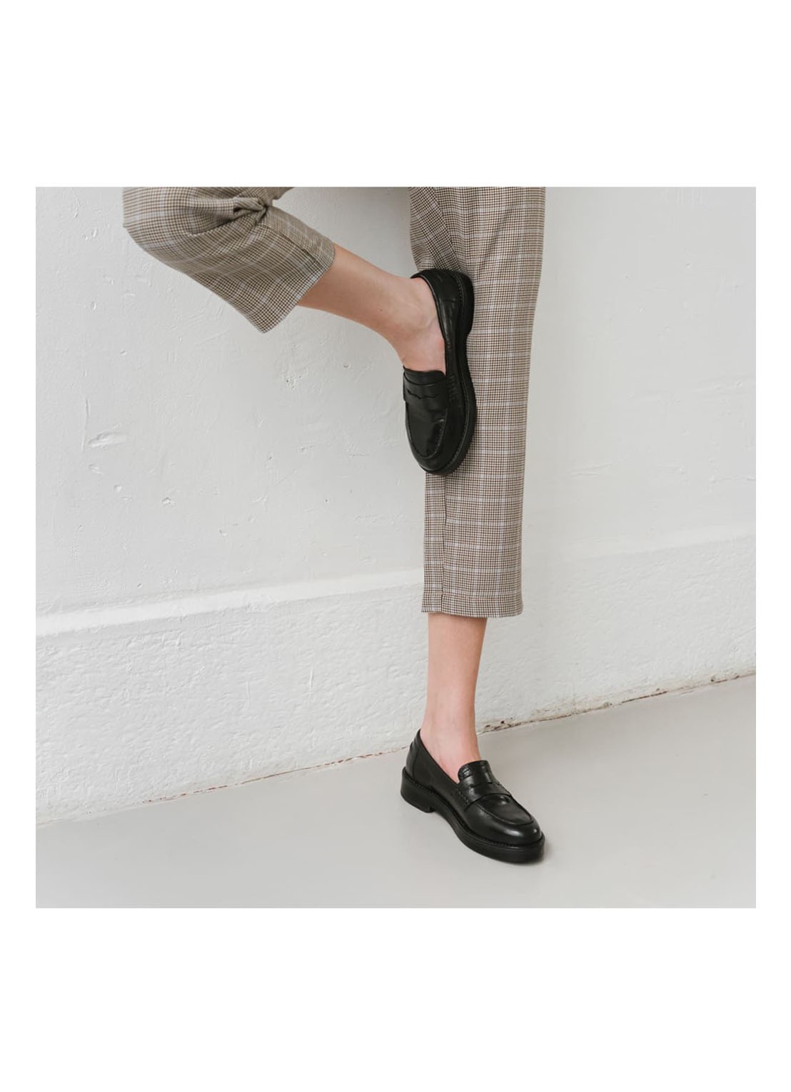 Jonak Mirna Cuir loafer van leer - detail 2 zwart