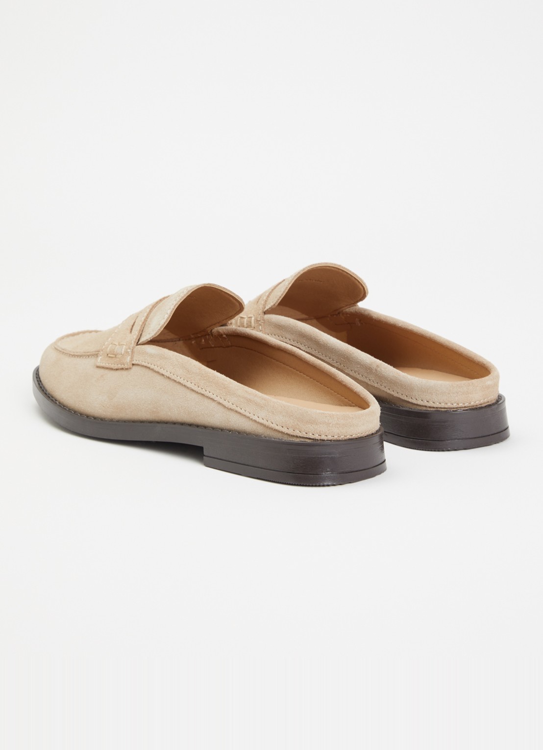 Jonak Nancy loafer van suède  - achterkant 4 beige