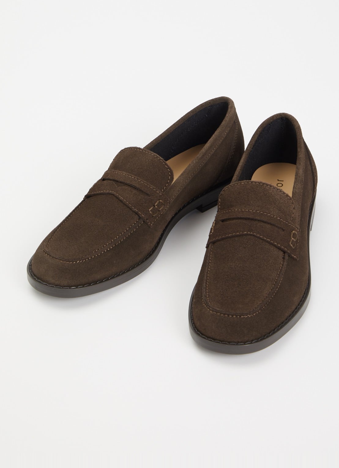 Jonak Naomie loafer van suède - detail bruin
