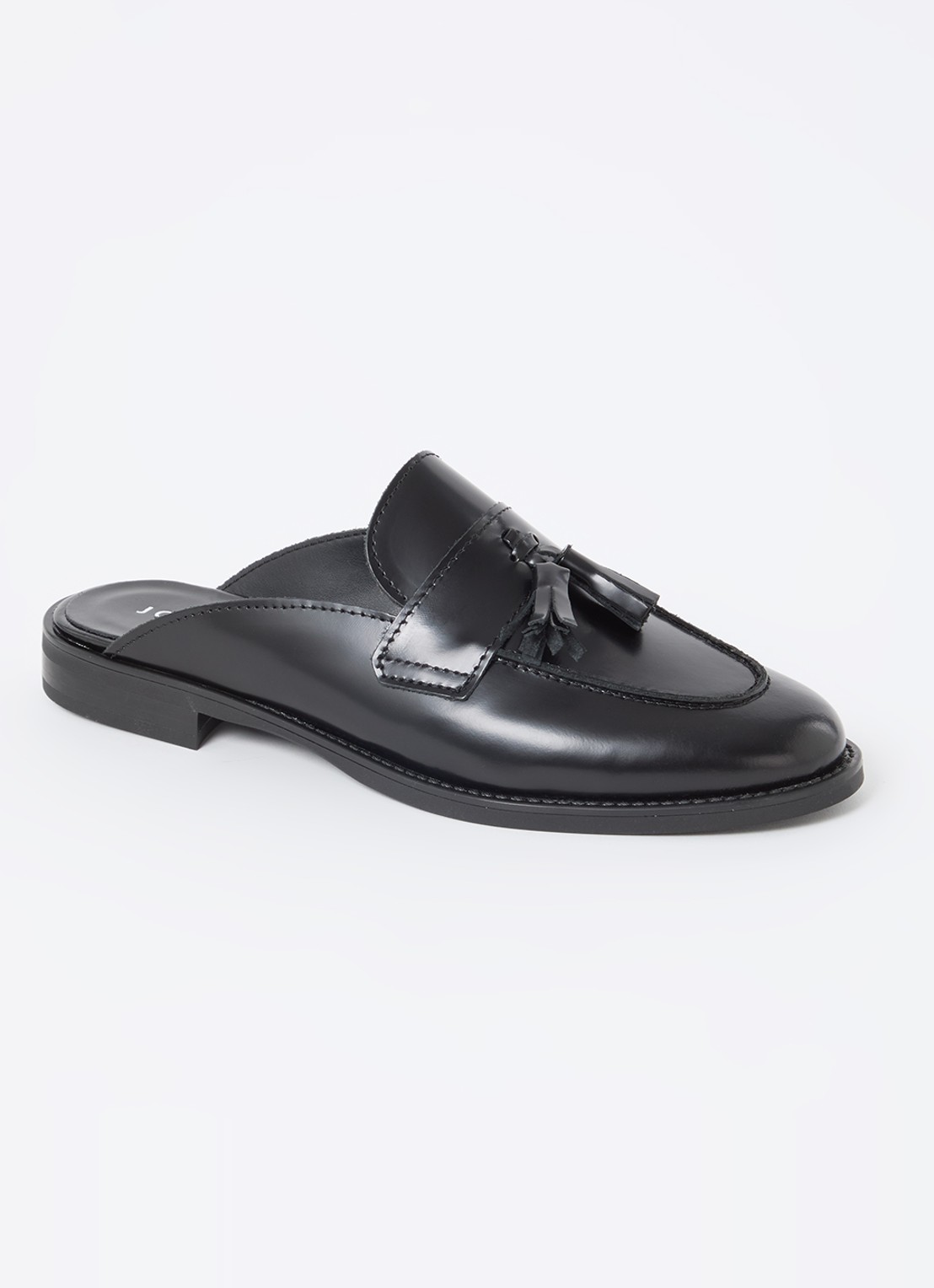 Jonak Nataly loafer van leer  - voorkant 4 zwart