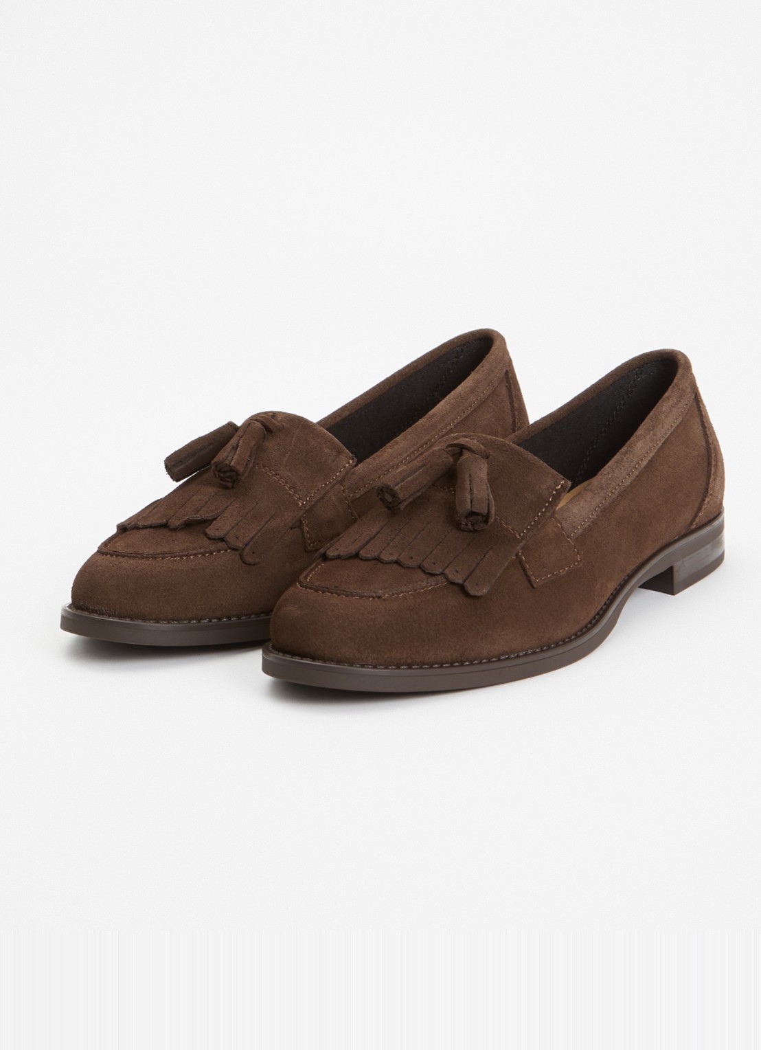 Jonak Nelle Croute loafer van suéde  - detail 3 donkerbruin